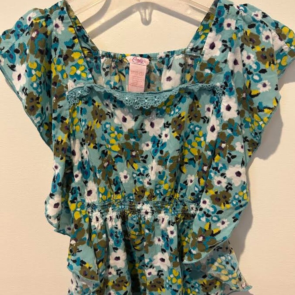 Candies brand girls fluttery top